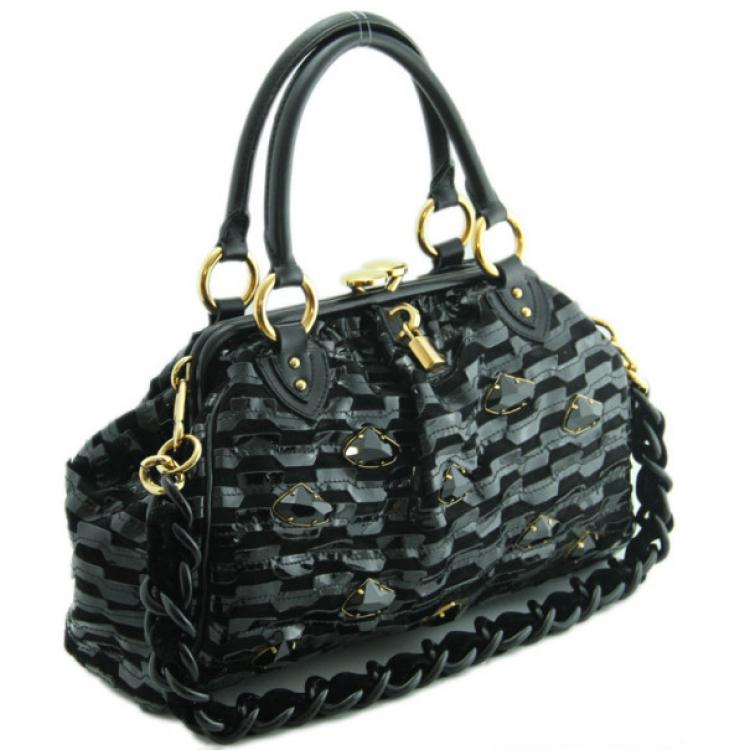Pre Owned Marc Jacobs Stam Suede and Leather bag