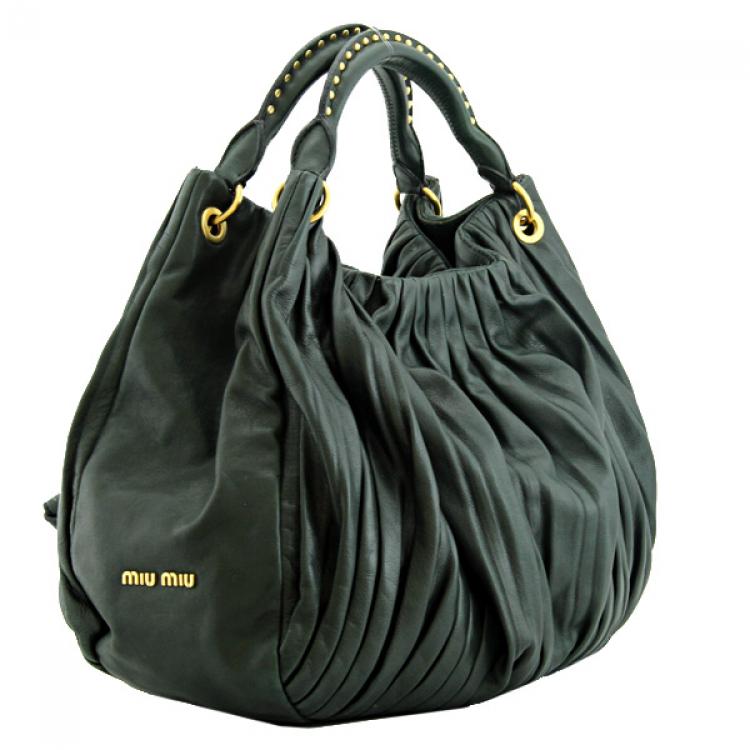 MIU MIU Leather Tote Bags