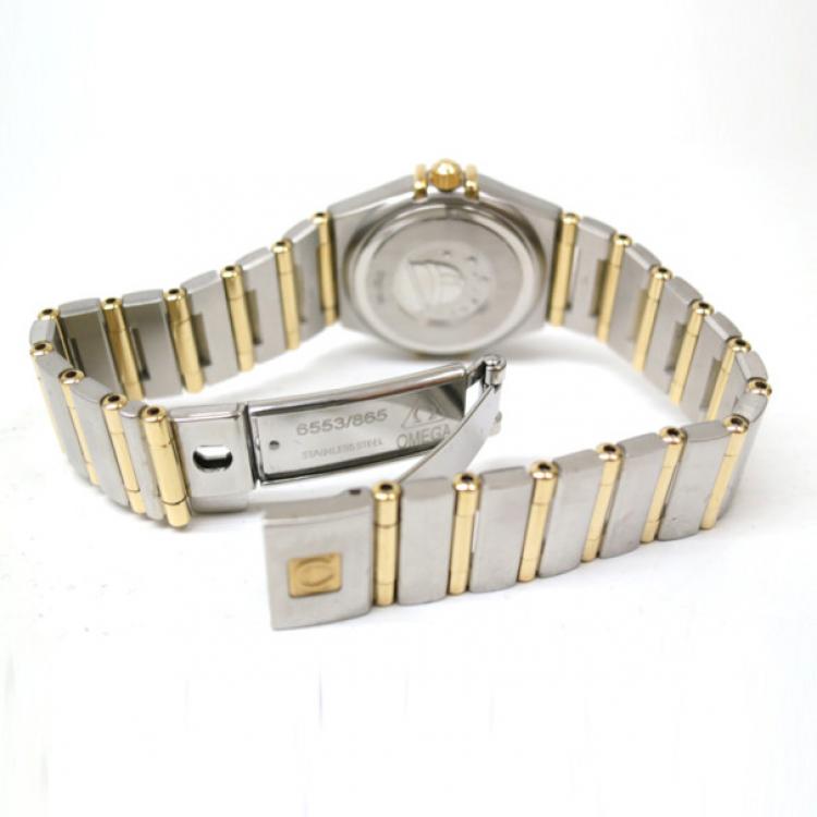 Pre Owned Omega Constellation 12P Wristwatch SS 18K YG Ladies