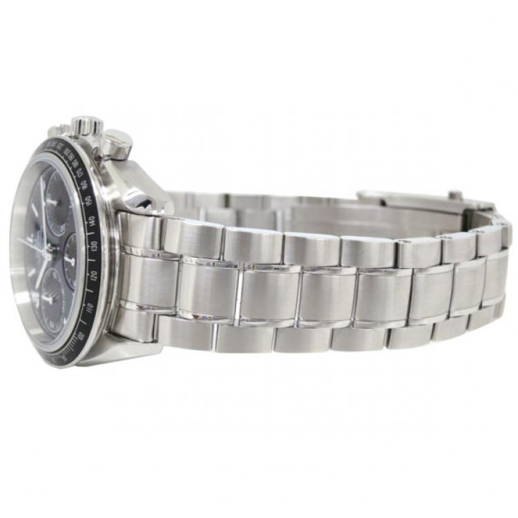 Pre Owned Omega SS Speedmaster Tachymetre Co-Axial Mens Wristwatch 40 MM