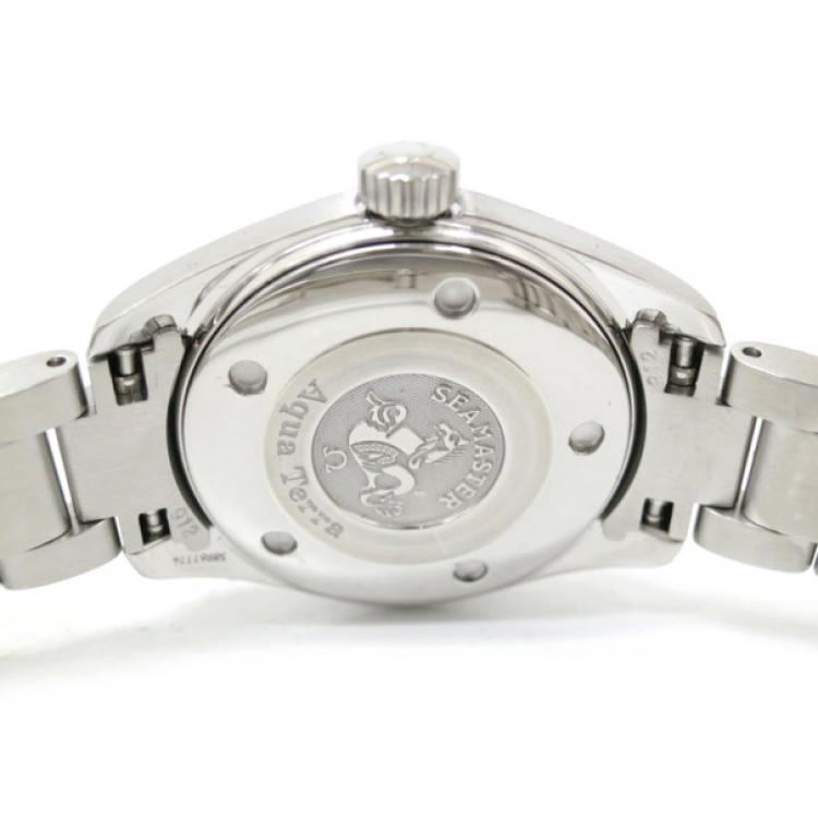 Pre Owned Omega Seamaster Aqua Terra SS Womens Wristwatch 29 MM