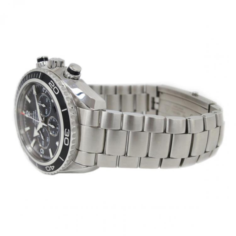 Pre Owned Omega Seamaster Planet Ocean Chronograph Wristwatch Men’s 