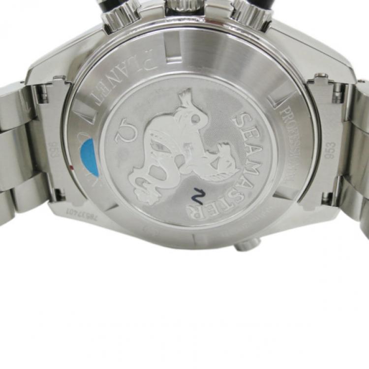Pre Owned Omega Seamaster Planet Ocean Chronograph Wristwatch Men’s 