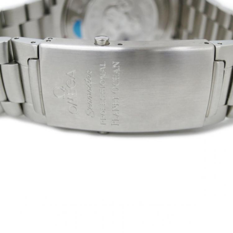 Pre Owned Omega Seamaster Planet Ocean Chronograph Wristwatch Men’s 