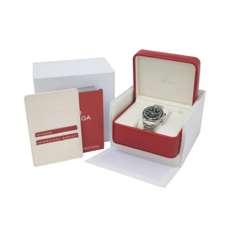 Pre Owned Omega Seamaster Planet Ocean Chronograph Wristwatch Men’s 