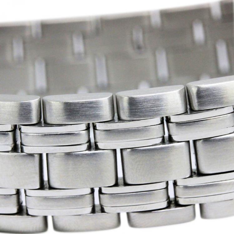 Pre Owned Omega Blue Stainless Steel Seamaster Men's Wristwatch 36MM