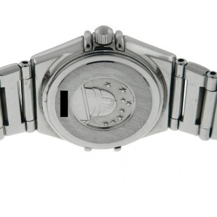 Pre Owned Omega Constellation Mother of Pearl Insignia Diamond Watch Ladies