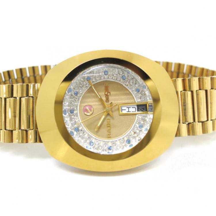 Pre Owned Rado DiaStar SS Gold Mens Wristwatch