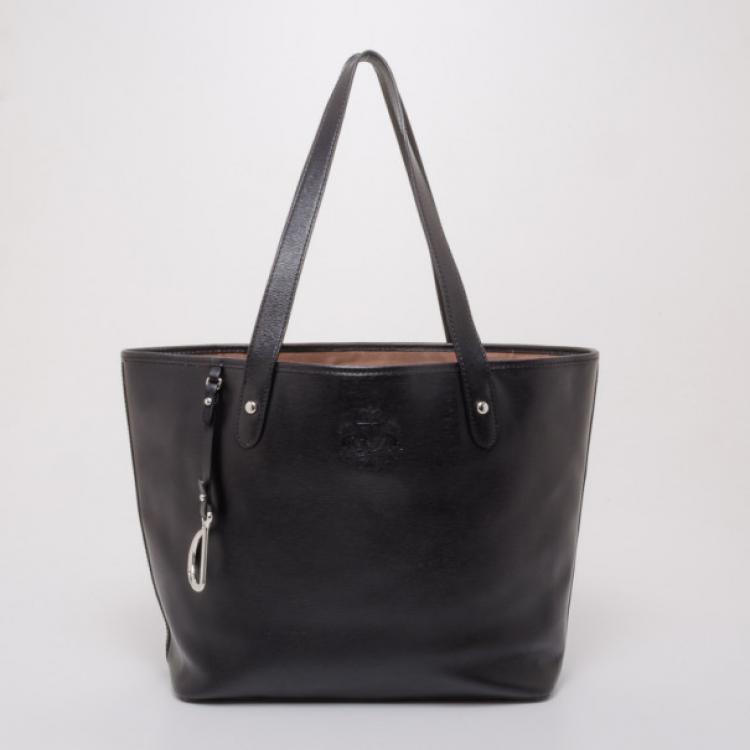 Pre Owned Ralph Lauren Black Classic Tote and Wallet