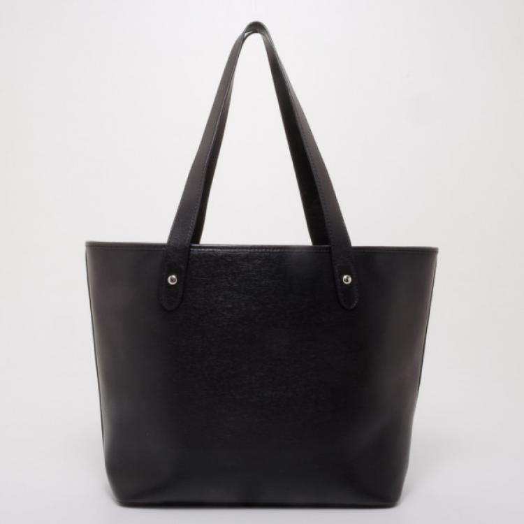 Pre Owned Ralph Lauren Black Classic Tote and Wallet
