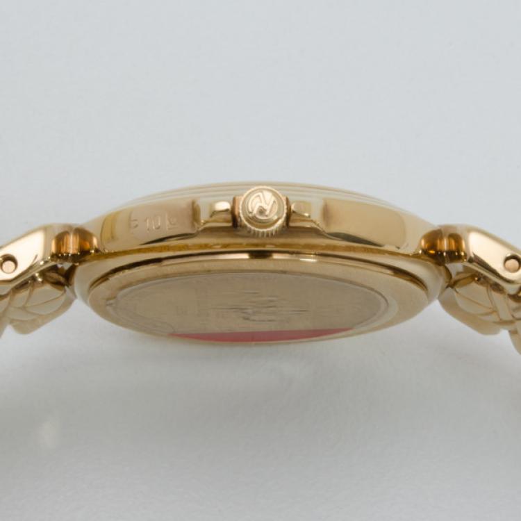 Pre Owned Rama Swiss Watch Jubilee Gold Plated with Date Ladies Wristwatch