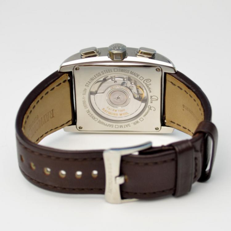 Pre Owned Raymond Weil Don Giovanni SS Grey Mens Chronograph 