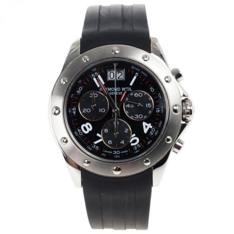 Pre Owned Raymond Weil Tango Chronograph Mens Wristwatch 44 MM
