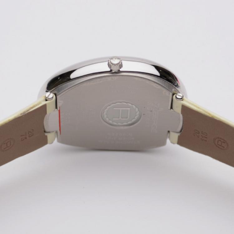 Pre Owned Robergé Vela SS Leather Womens Wristwatch 40MM