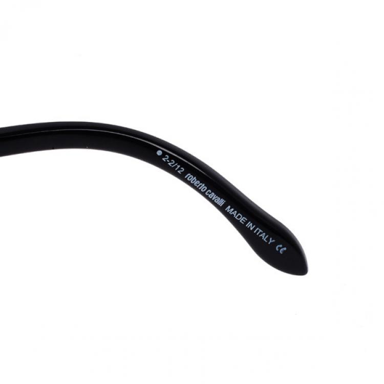 Pre Owned Roberto Cavalli Leopard Frame Serpent Kurumba Sunglasses