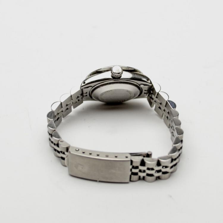 Pre Owned Rolex Datejust MOP Diamond Womens Wristwatch 26 MM