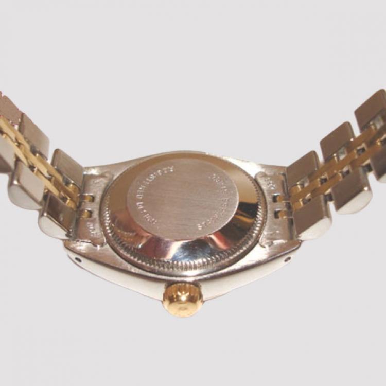Pre Owned Rolex Oyster Perpetual Date Ladies Watch SS/Gold