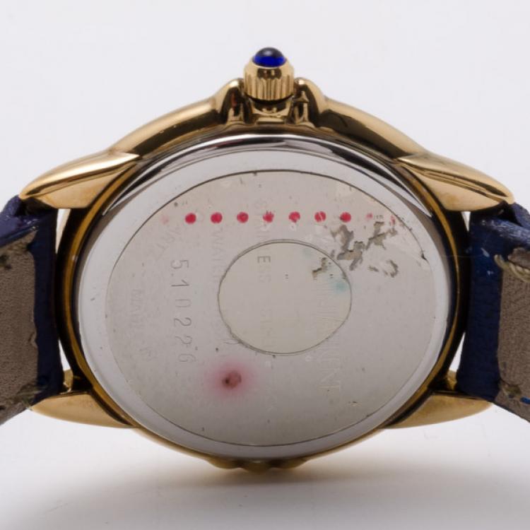 Pre Owned Yves Saint Laurent 510 Gold Plated Classic Collection Ladies Wristwatch