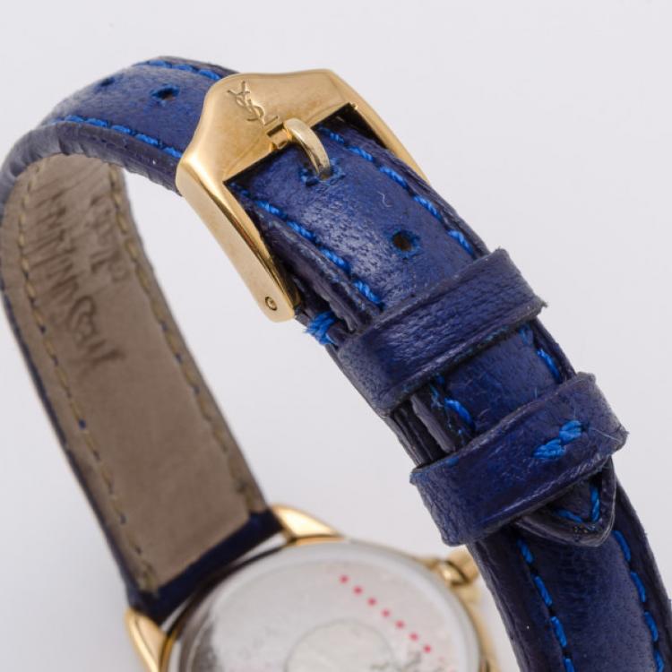 Pre Owned Yves Saint Laurent 510 Gold Plated Classic Collection Ladies Wristwatch