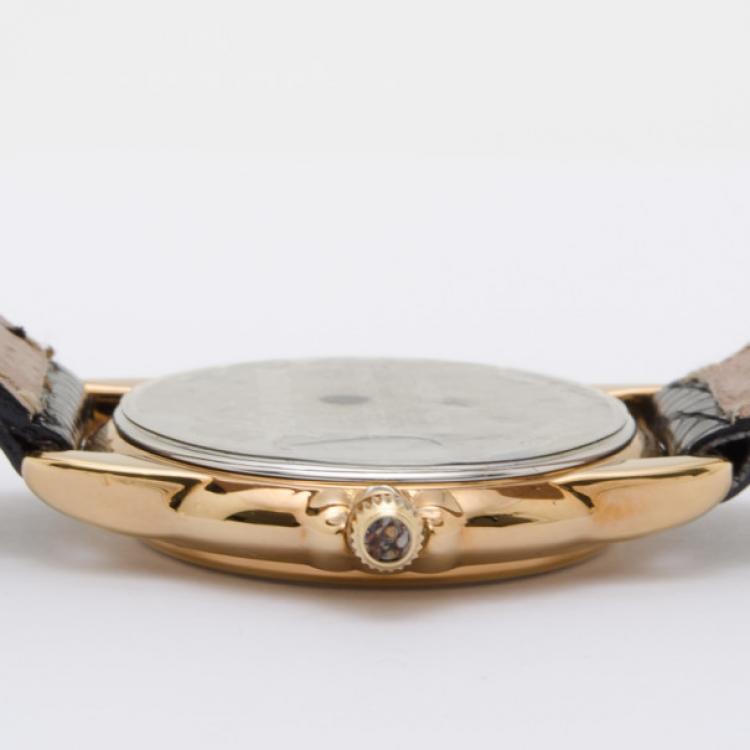 Pre Owned Yves Saint Laurent Gold Plated Classic Collection Ladies Wristwatch
