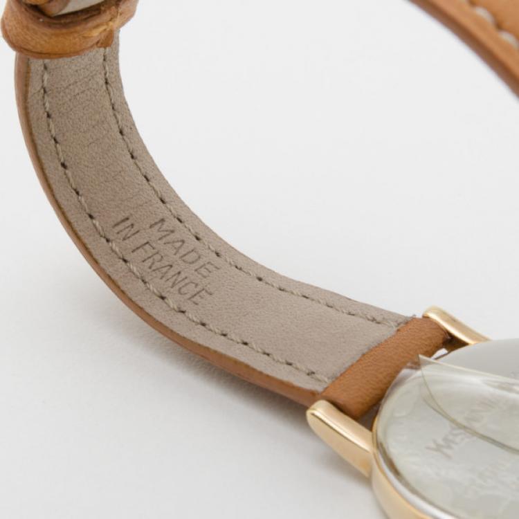Pre Owned Yves Saint Laurent Gold Plated Classic Collection Ladies Wristwatch