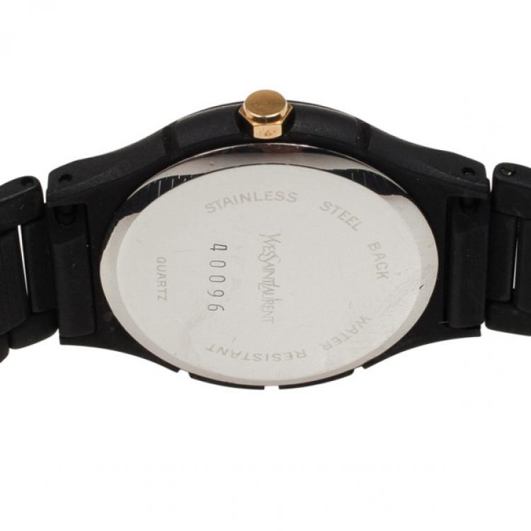 مملوكة مسبقًا Yves Saint Laurent Classic SS Womens Wristwatch 26 MM