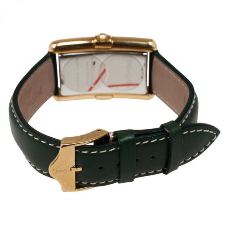 Pre Owned Saint Laurent Paris Rectangular SS Womens Wristwatch 30 MM