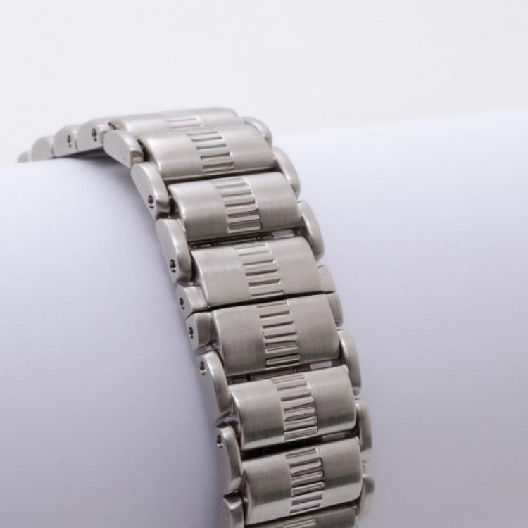 Pre Owned Yves Saint Laurent Herrenuhr Ladies Watch SS/Silver