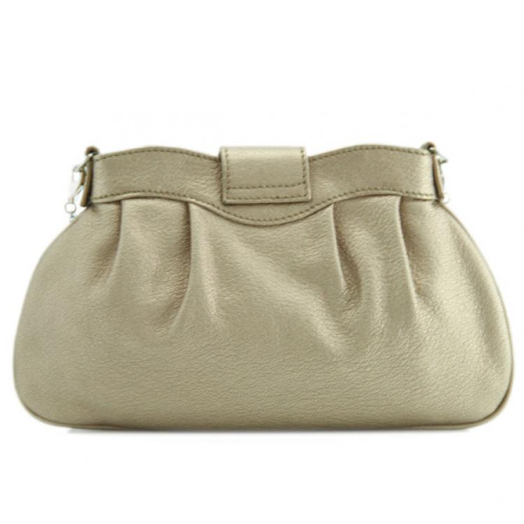 Pre Owned Salvatore Ferragamo Mini Gold Shoulder bag
