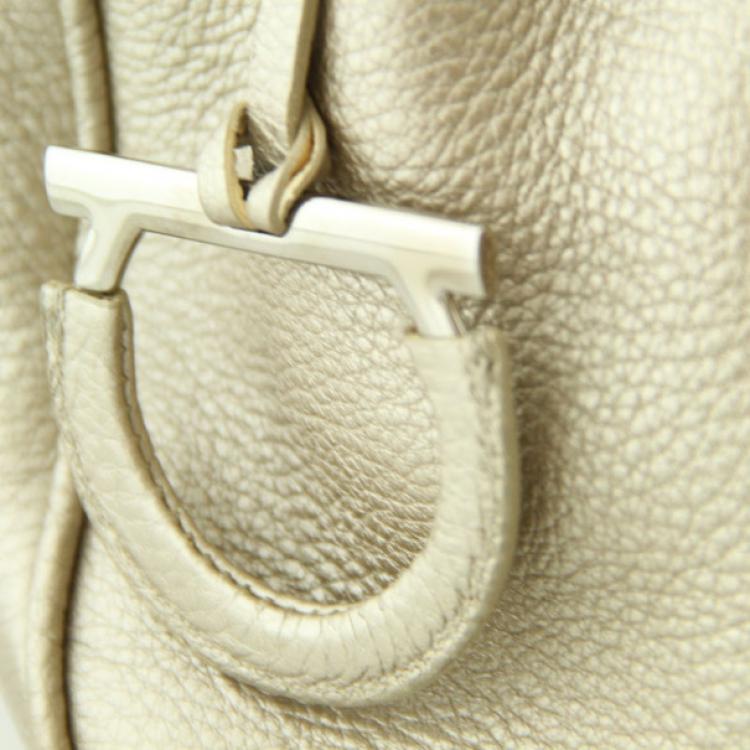 Pre Owned Salvatore Ferragamo Gancio Medit Tote