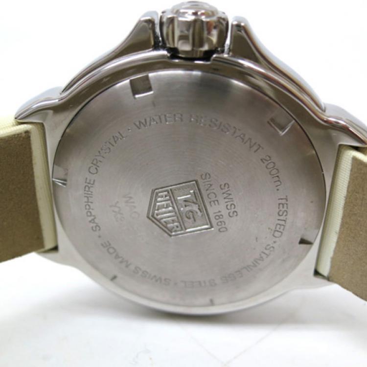 Pre Owned Tag Heuer Formula 1 Dia Bezel Wristwatch SS Satin Ladies