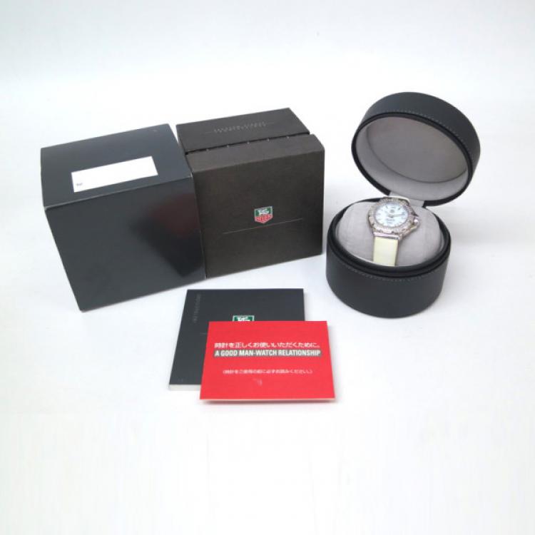 Pre Owned Tag Heuer Formula 1 Dia Bezel Wristwatch SS Satin Ladies