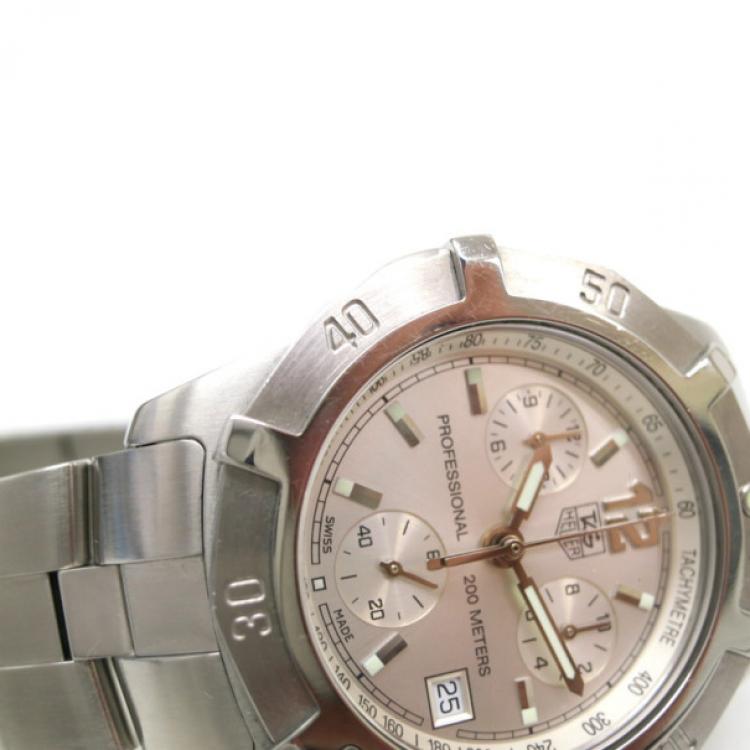 Pre Owned Tag Heuer 2000 Exclusive Wristwatch SS Silver Mens