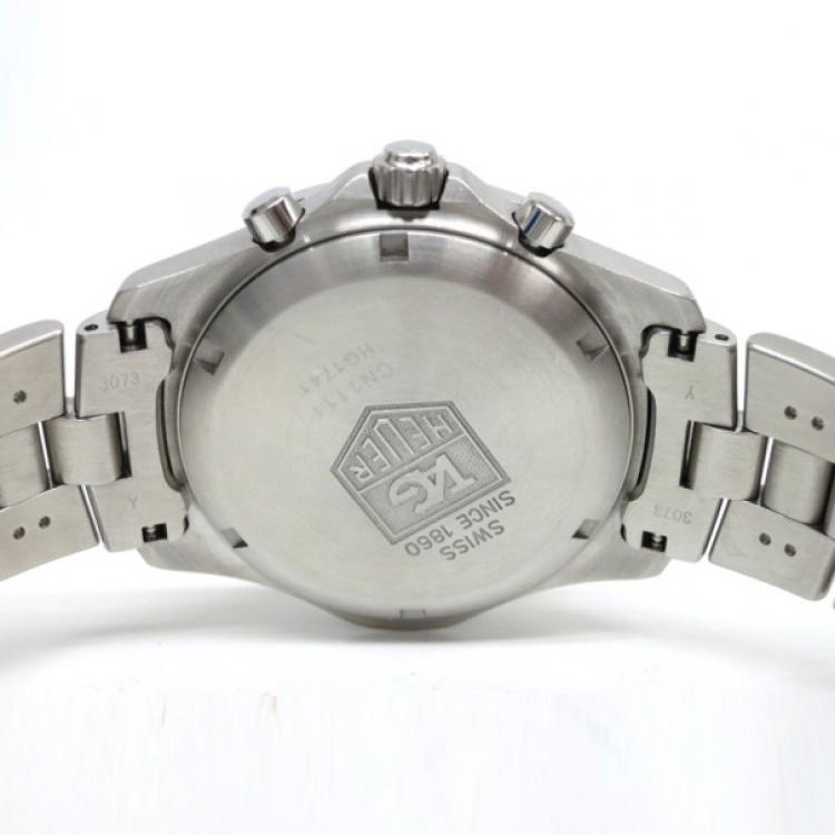 Pre Owned Tag Heuer 2000 Exclusive Wristwatch SS Silver Mens