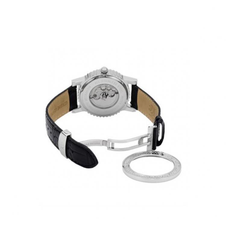 Pre Owned Techno Com Automatic Movement Diamond Mens Wristwatch