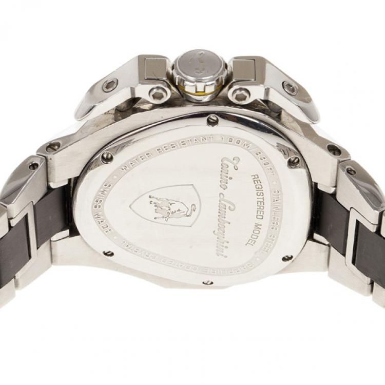 مملوكة مسبقًا Tonino Lamborghini Blue Stainless Steel Spider 3001 Men's Wristwatch 46MM