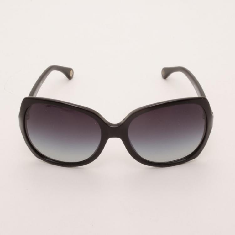 Pre Owned D&amp;G Black Oversized Sunglasses 3036