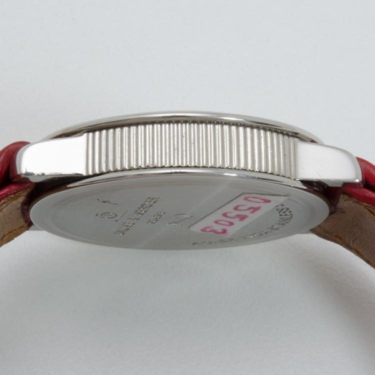 Pre Owned Baume & Mercier Two Toned Dial Chrono Unisex Wristwatch