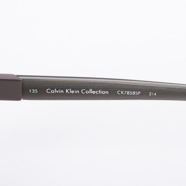 Pre Owned Calvin Klein Tortoise 7858SP Unisex Sunglasses