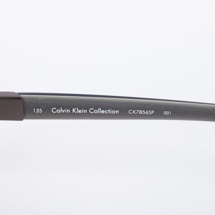 مملوكة مسبقًا Calvin Klein Black 7856SP Unisex Sunglasses