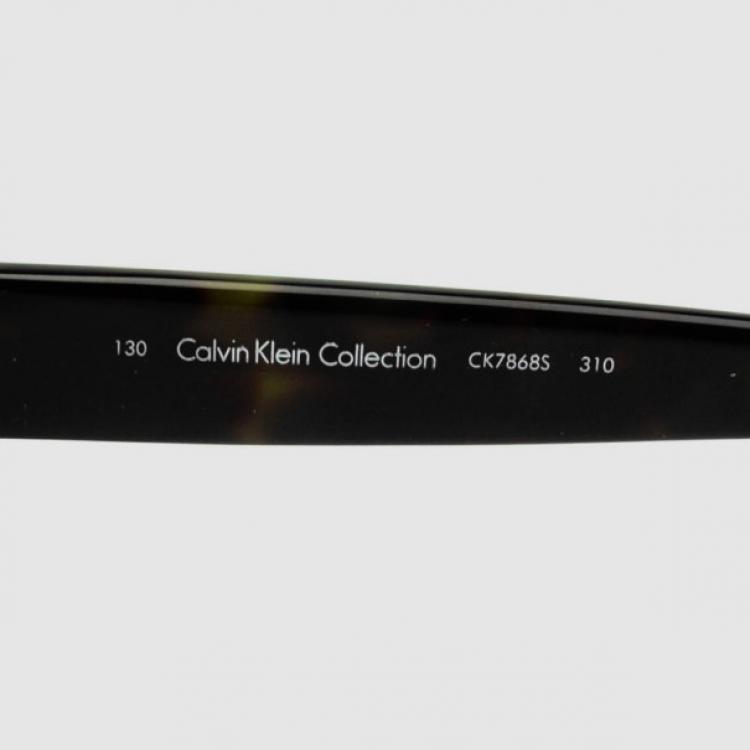 Pre Owned Calvin Klein Black CK7868S Unisex Sunglasses