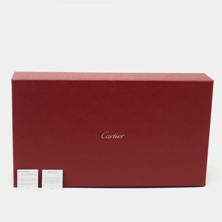 Pre Owned Cartier Burgundy Wool Panthere Blanket