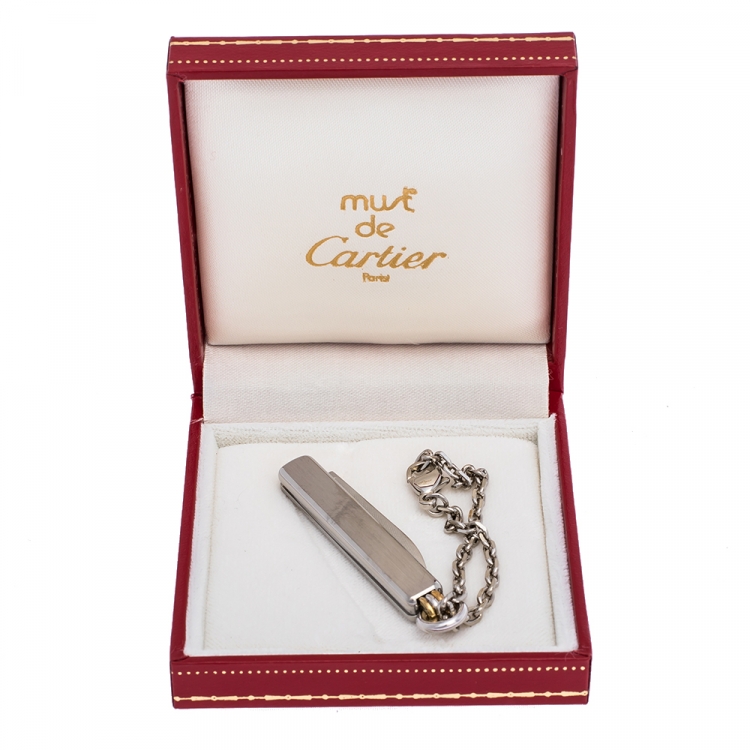 Pre Owned Cartier Silver Tone Pocket Knife