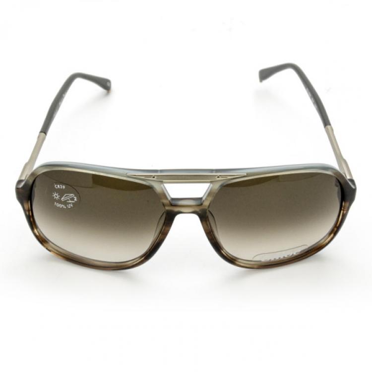 Pre Owned Chloe Grey Aviator Style Unisex Sunglasses