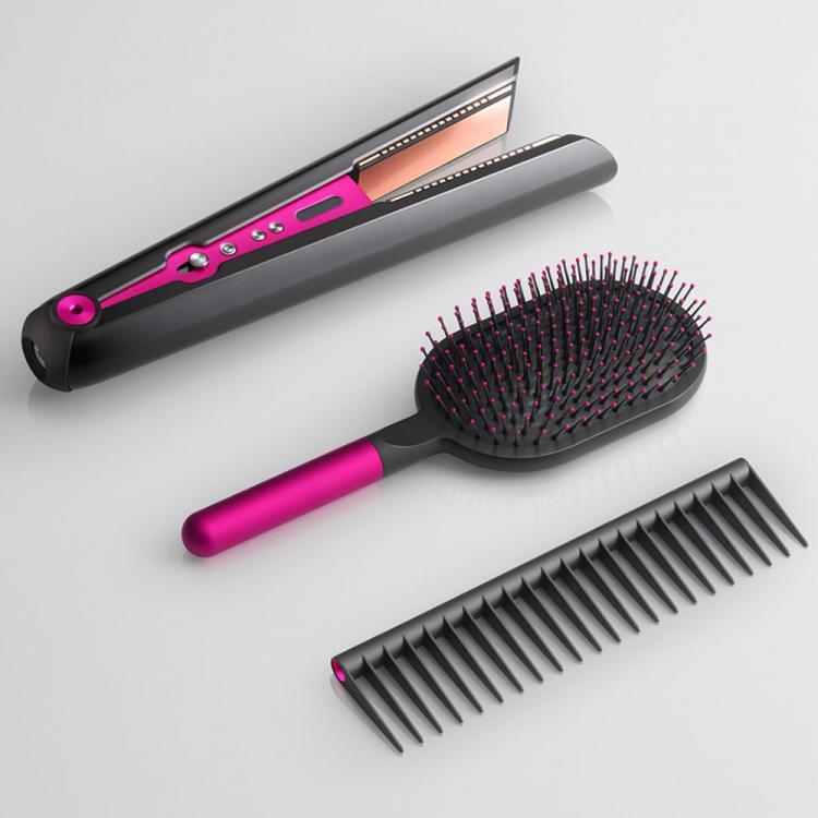 Pre Owned Dyson Corrale™ Straightener With Styling Set, Black Nickel/Fuchsia, Special Gift Edition (Available for UAE Customers Only)