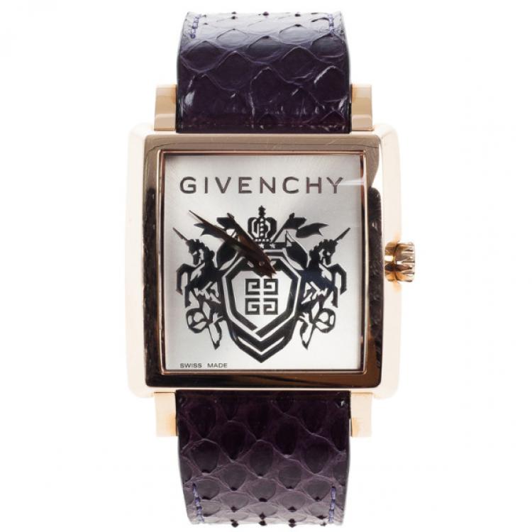 Pre Owned Givenchy Gold Plated Unisex Wristwatch 38 MM