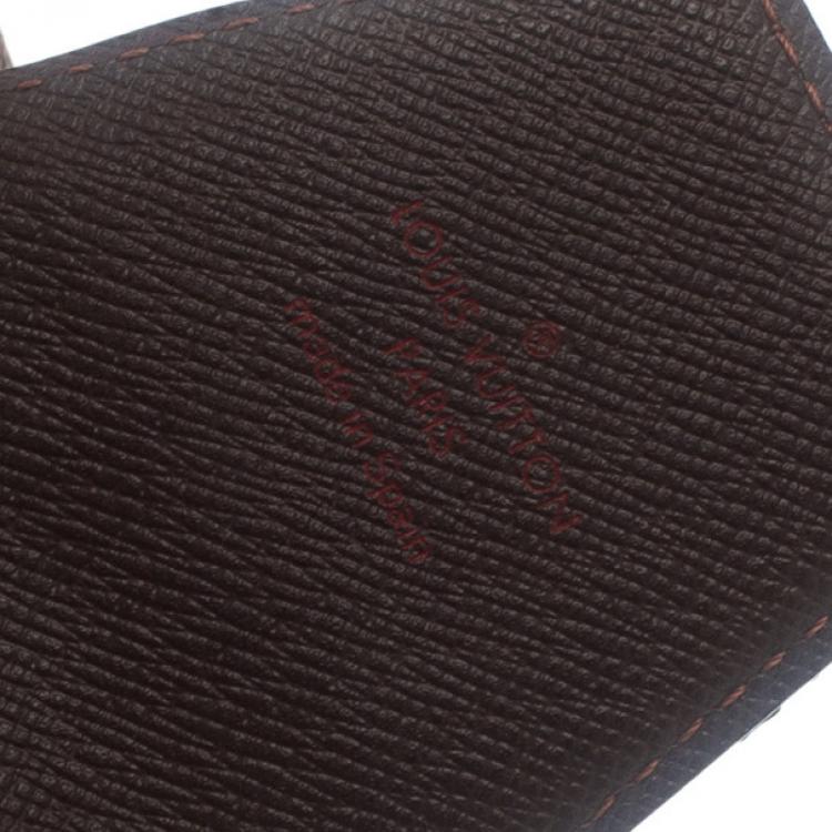 Pre Owned Louis Vuitton Damier Ebene Canvas Cigarette Case