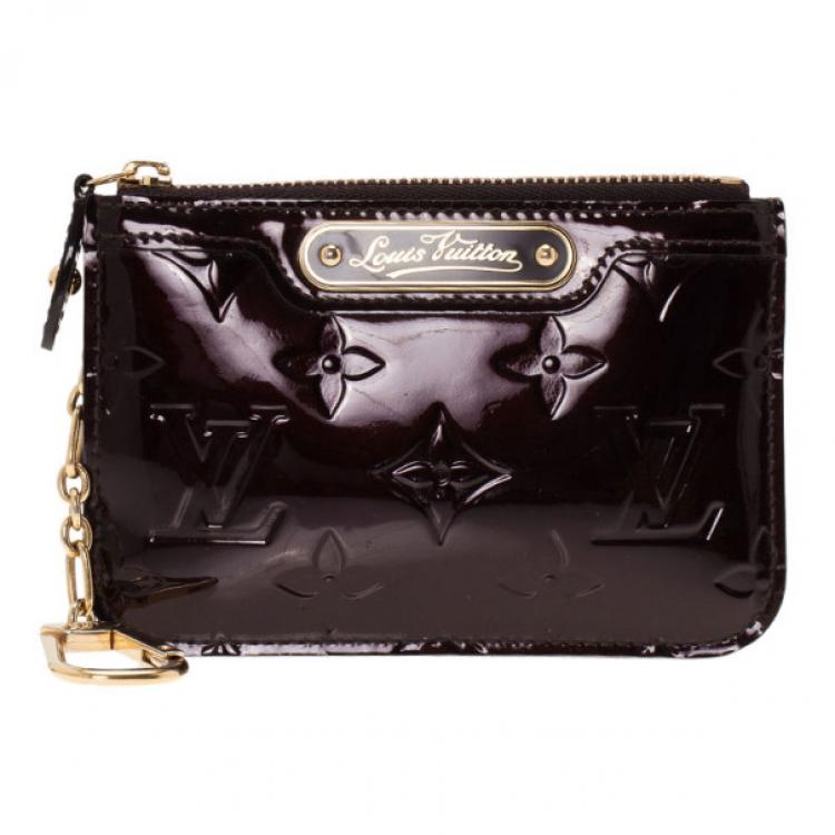 Louis Vuitton Key Holder Vernis Amarante in Patent Leather with Gold-tone -  US