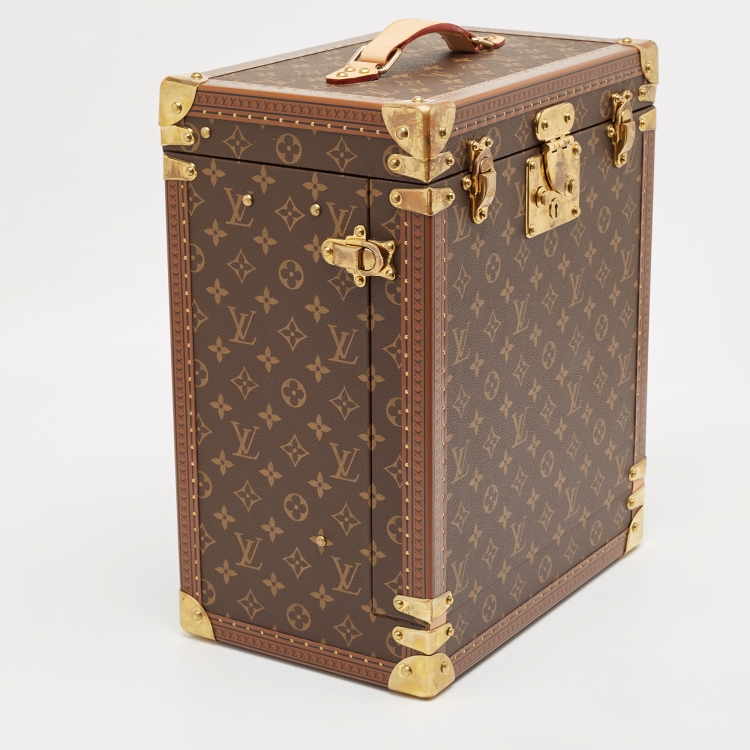 Pre Owned Louis Vuitton Monogram Canvas Cave Whisky PM Trunk