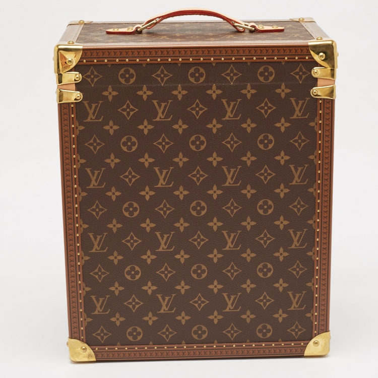 Pre Owned Louis Vuitton Monogram Canvas Cave Whisky PM Trunk